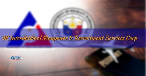 legit agency in davao city for abroad|9K International Manpower and Recruitment Services .